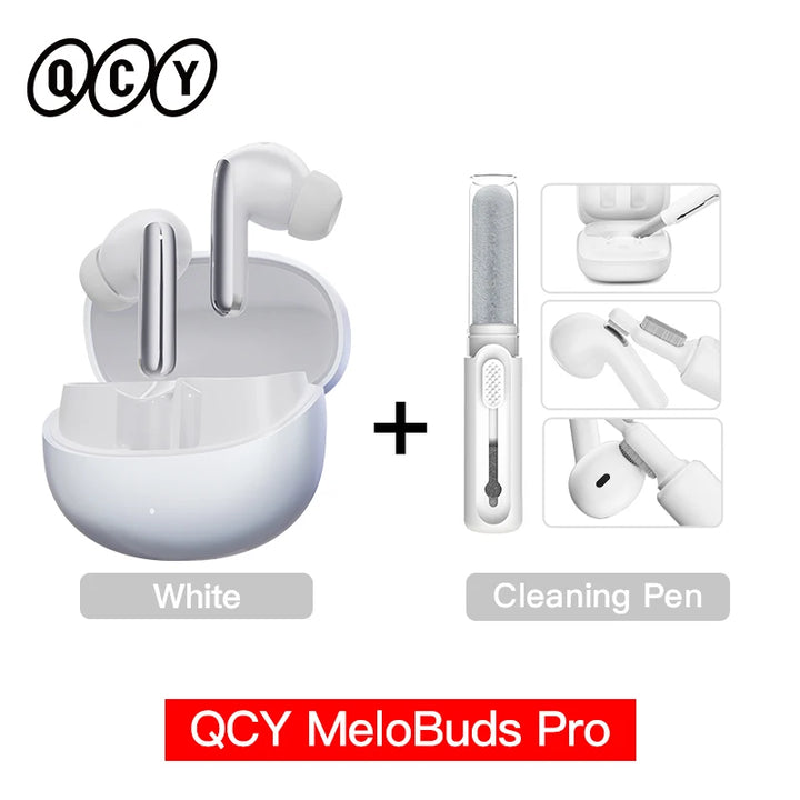 Fones de Ouvido QCY MeloBuds HT08 Pro ANC Bluetooth 5.3